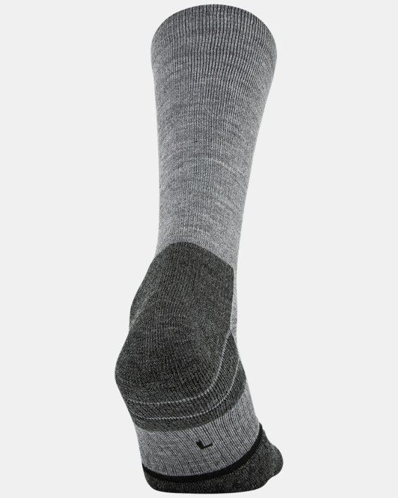 Unisex UA Hitch All Season Boot Socks, Gray, pdpMainDesktop image number 3